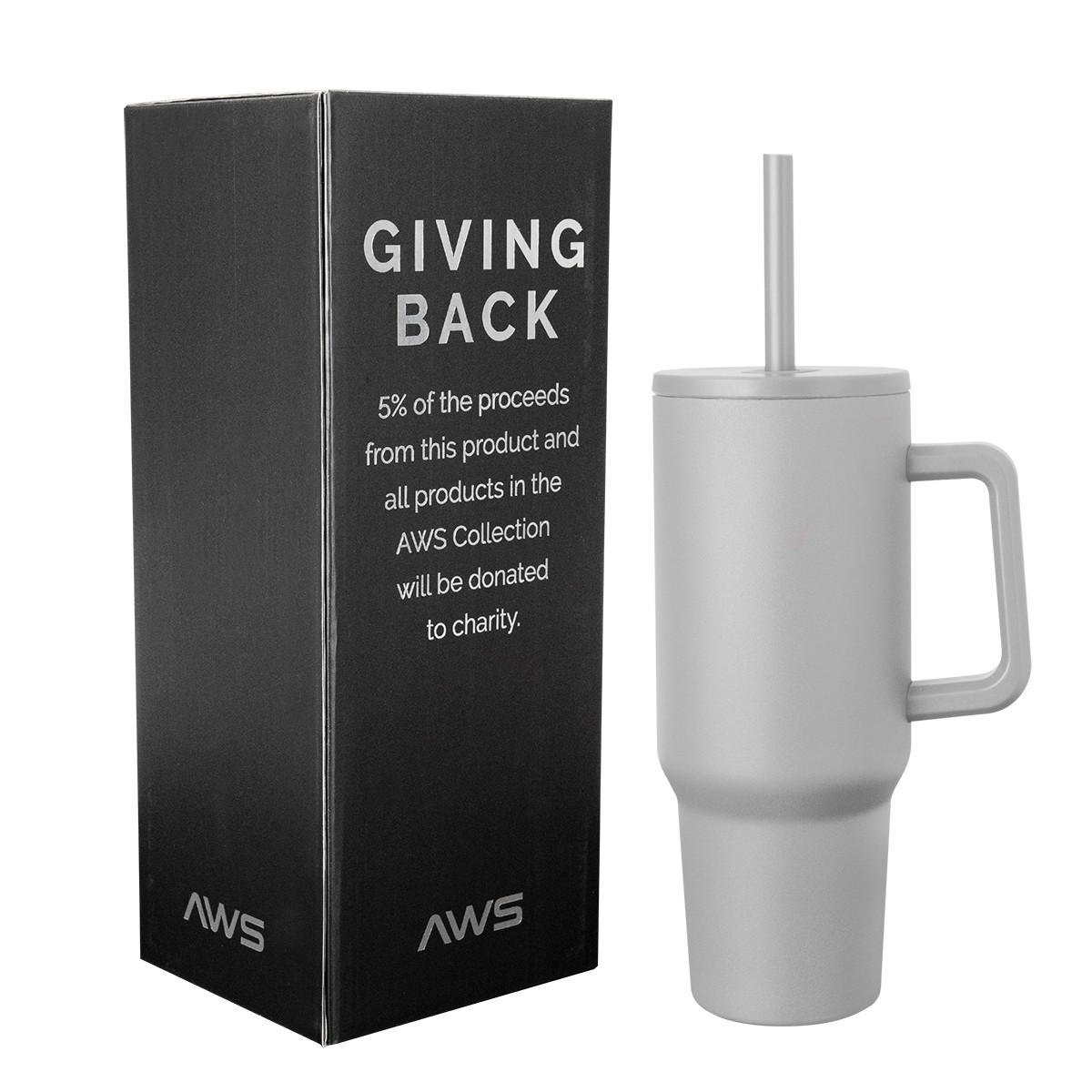 Picture of 40 Oz. Aws Jackson Intrepid Stainless Steel Tumbler