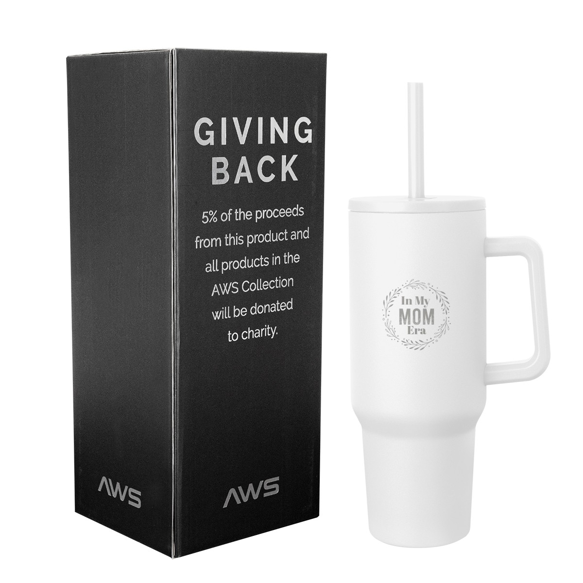 Picture of 40 Oz. Aws Jackson Intrepid Stainless Steel Tumbler