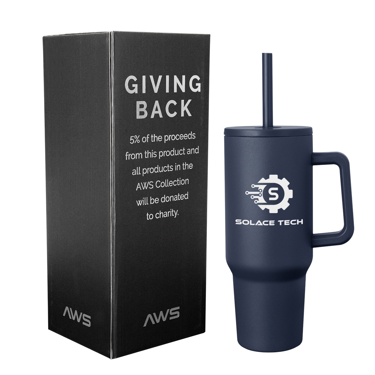 Picture of 40 Oz. Aws Jackson Intrepid Stainless Steel Tumbler
