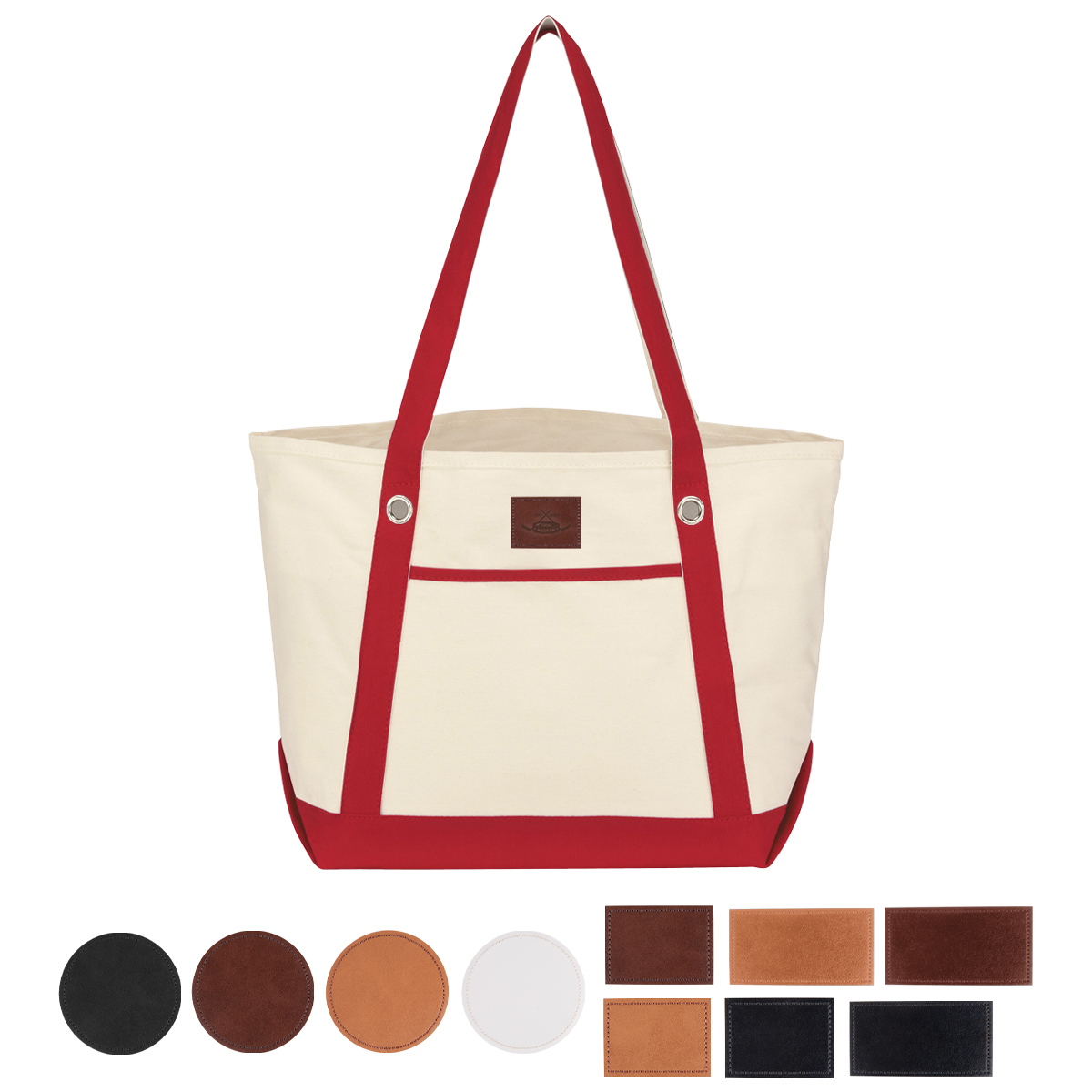 Picture of Medium Cotton Canvas Sailing Tote Bag