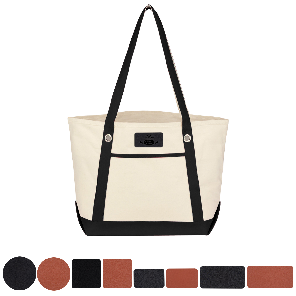 Picture of Medium Cotton Canvas Sailing Tote Bag