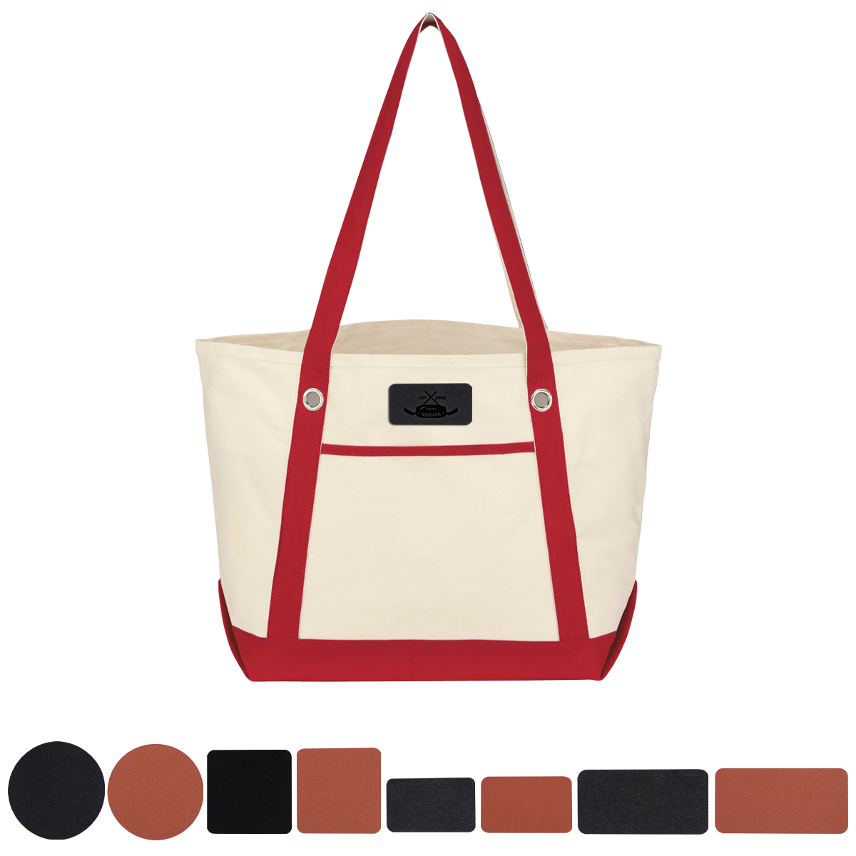 Picture of Medium Cotton Canvas Sailing Tote Bag