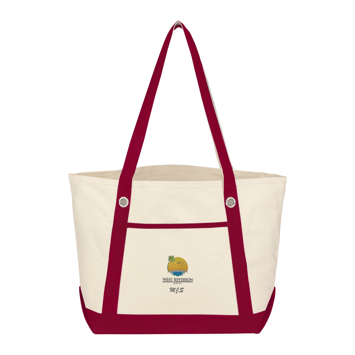 Picture of Medium Cotton Canvas Sailing Tote Bag