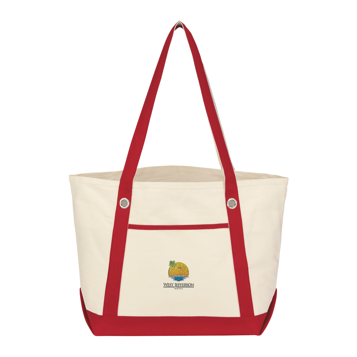 Picture of Medium Cotton Canvas Sailing Tote Bag