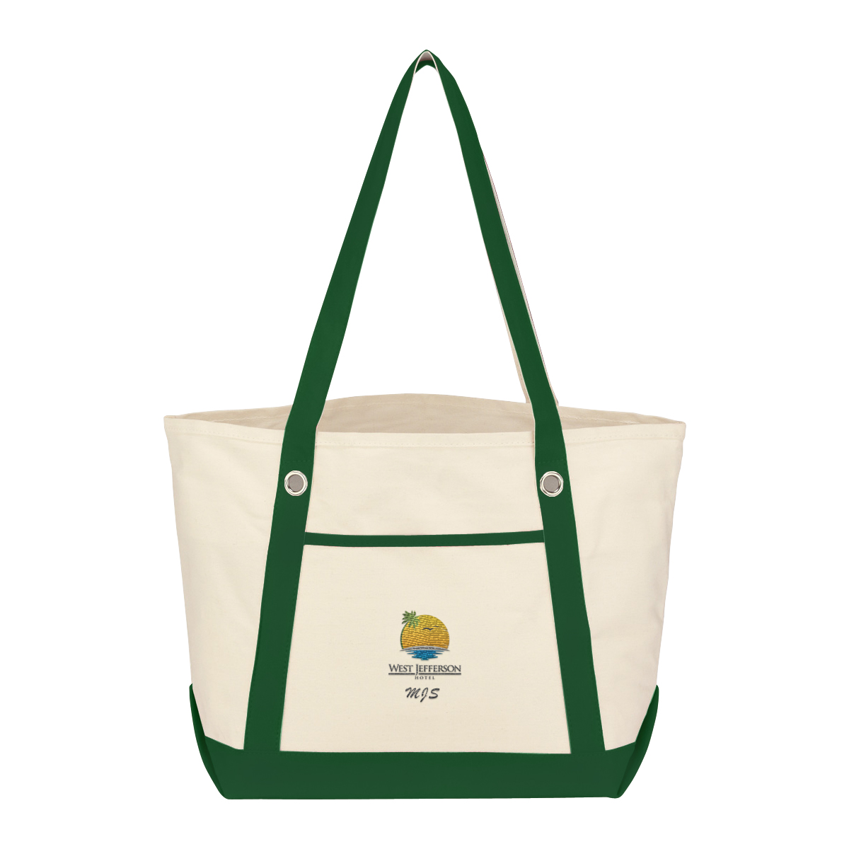 Picture of Medium Cotton Canvas Sailing Tote Bag