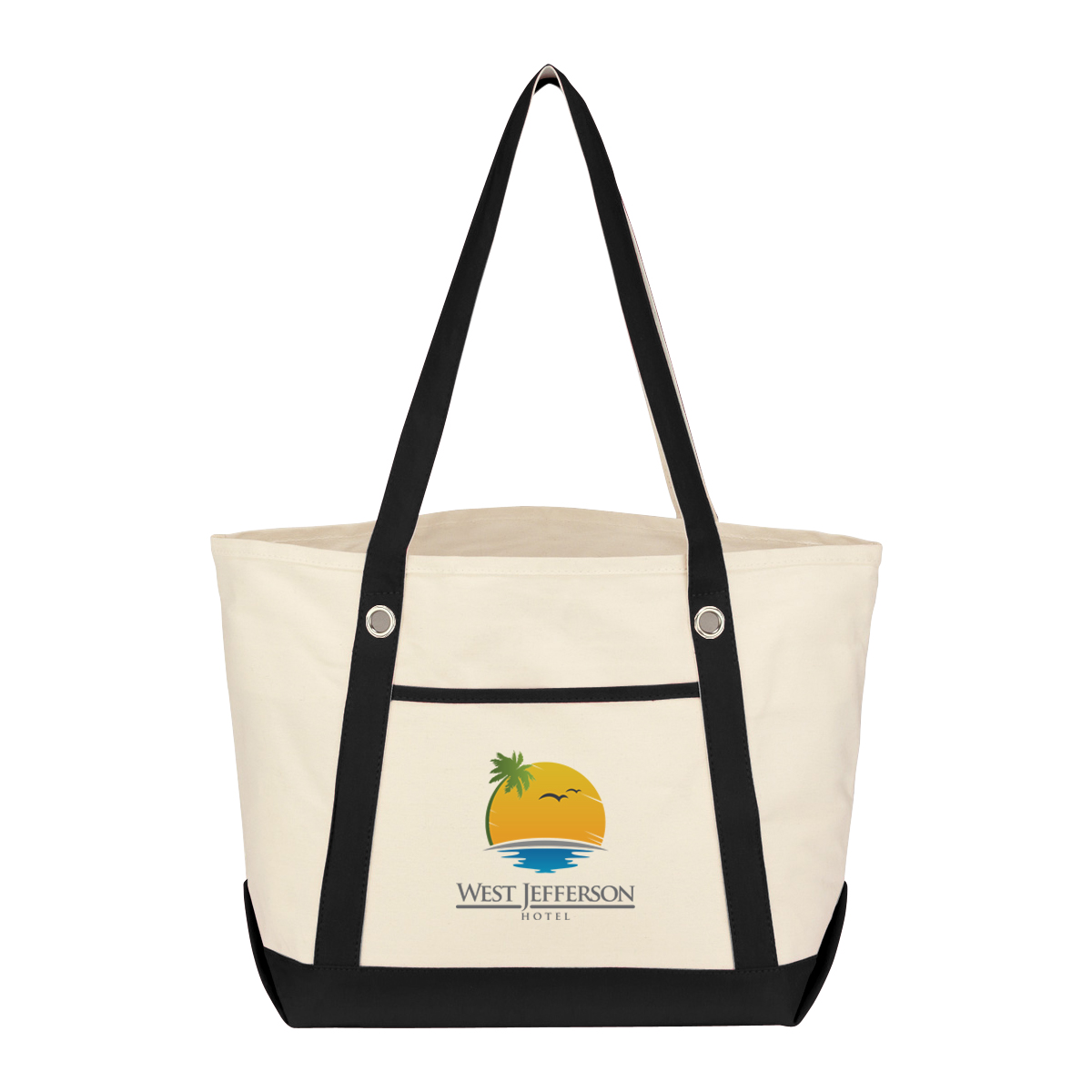 Picture of Medium Cotton Canvas Sailing Tote Bag