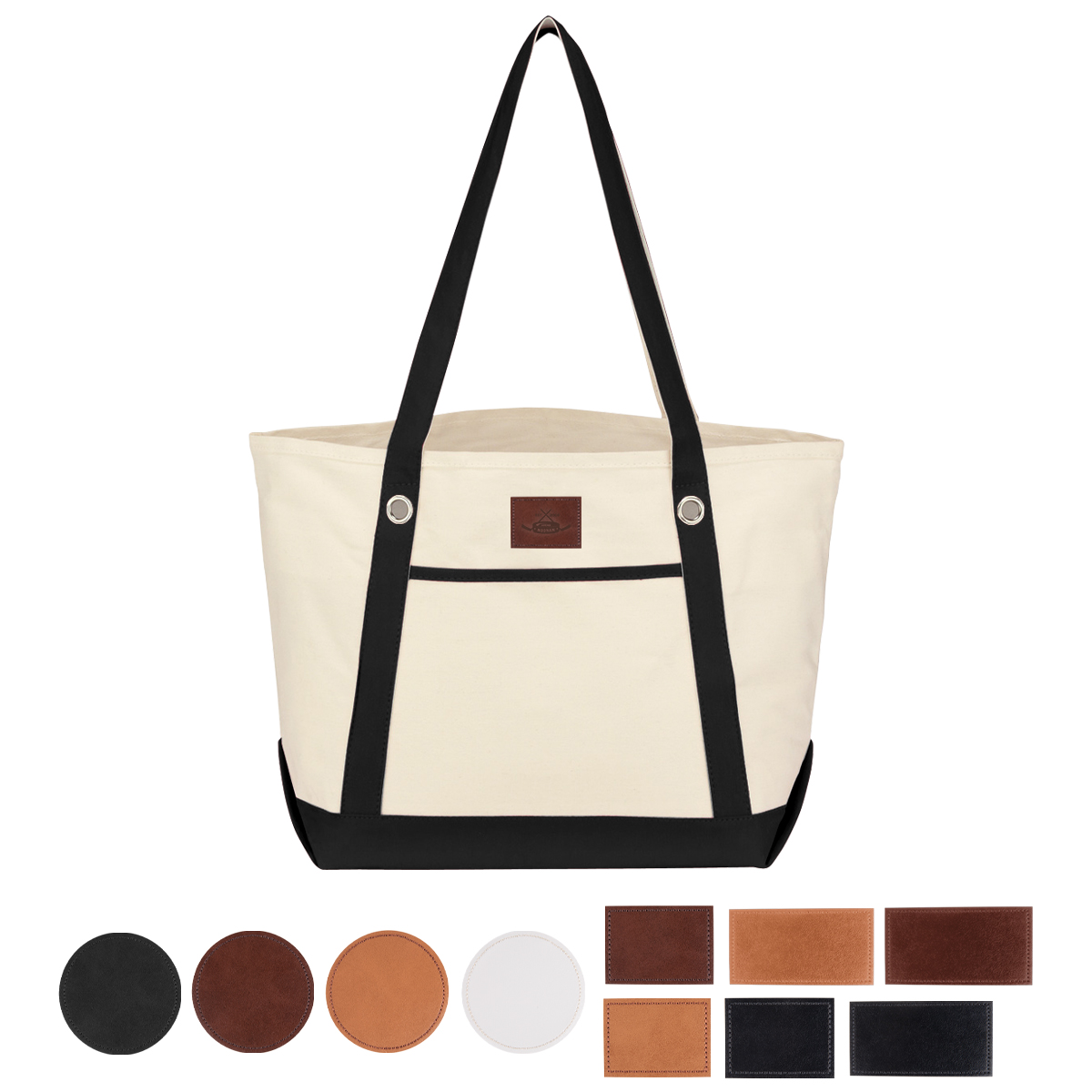 Picture of Medium Cotton Canvas Sailing Tote Bag