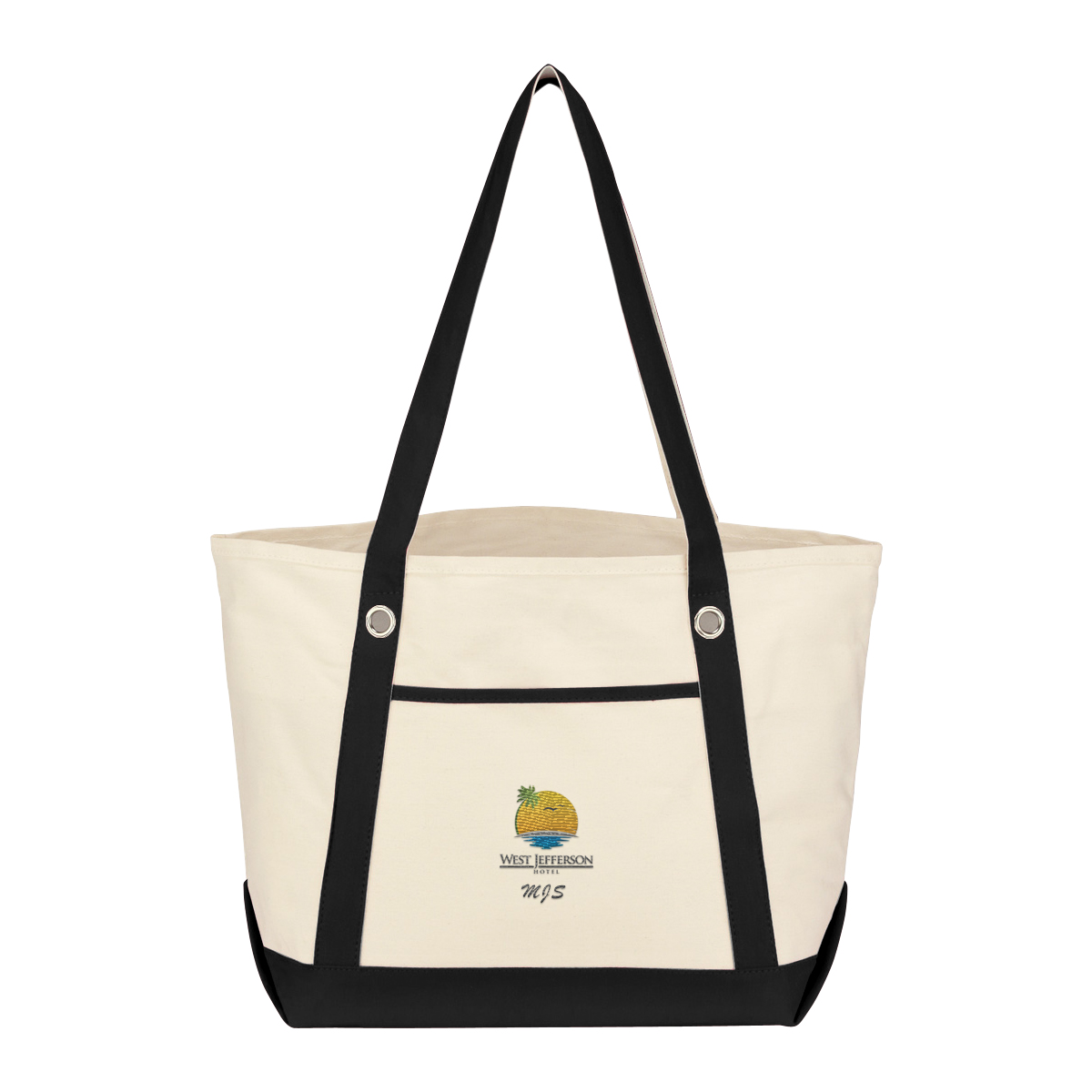 Picture of Medium Cotton Canvas Sailing Tote Bag