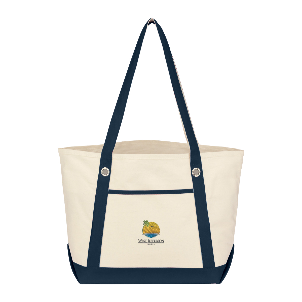 Picture of Medium Cotton Canvas Sailing Tote Bag
