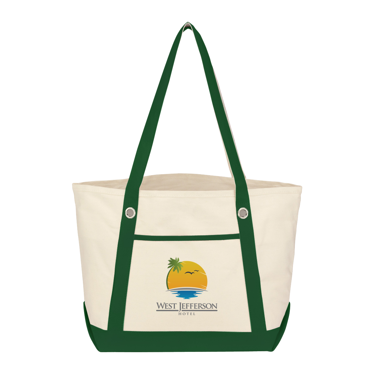 Picture of Medium Cotton Canvas Sailing Tote Bag