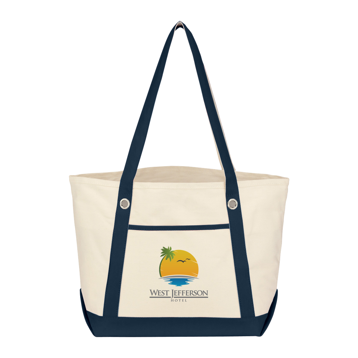 Picture of Medium Cotton Canvas Sailing Tote Bag