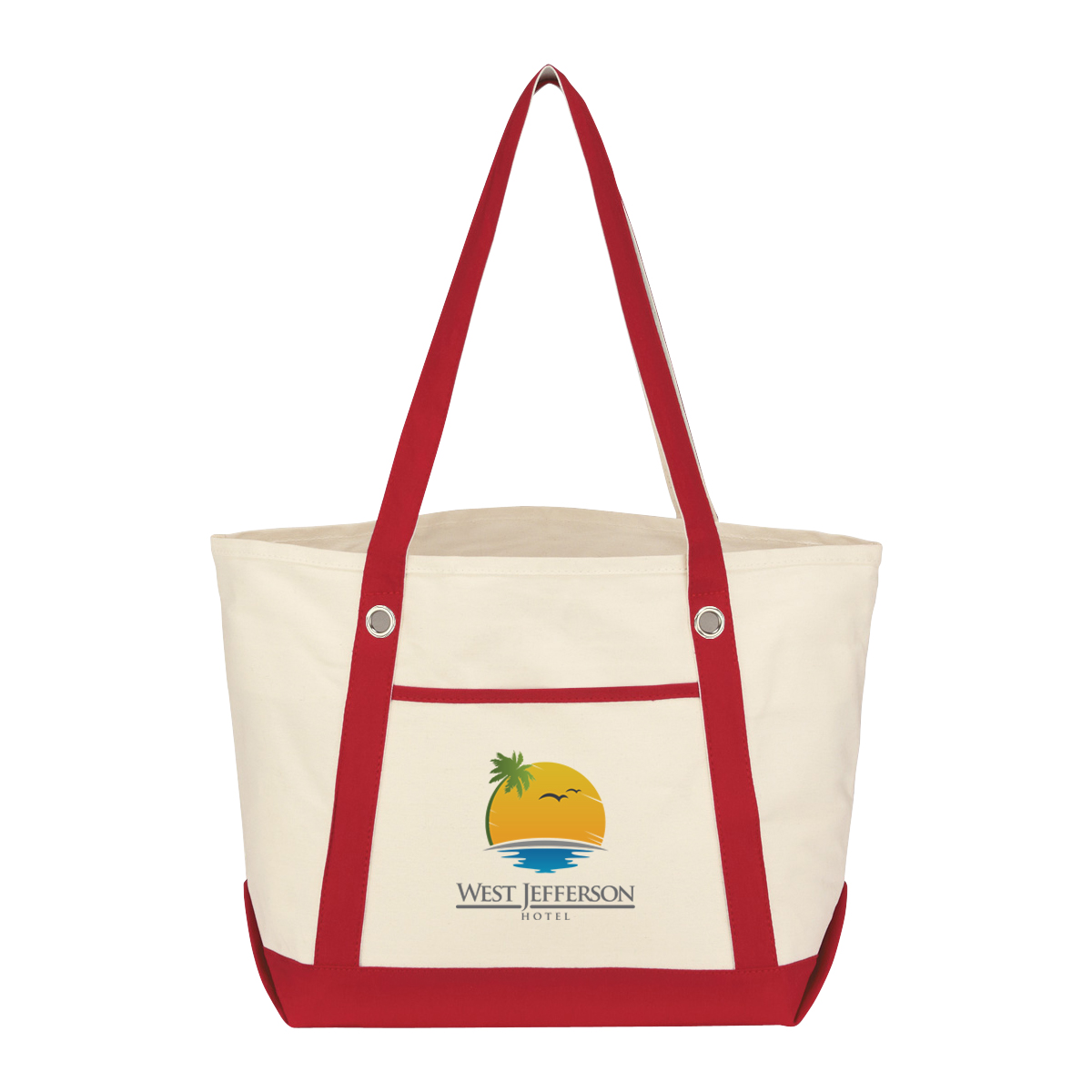 Picture of Medium Cotton Canvas Sailing Tote Bag