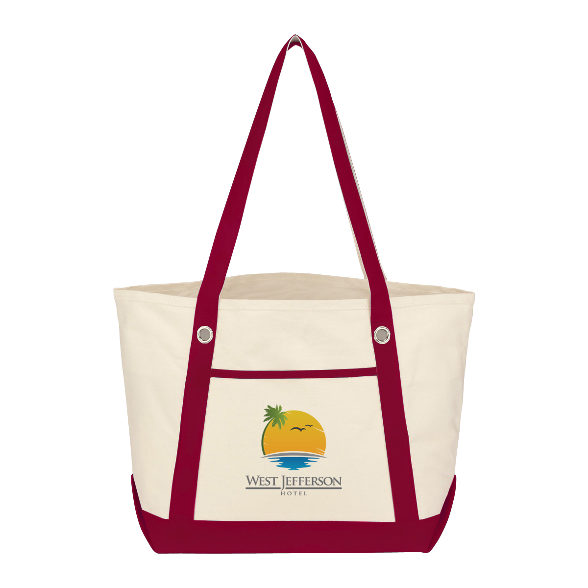 Picture of Medium Cotton Canvas Sailing Tote Bag