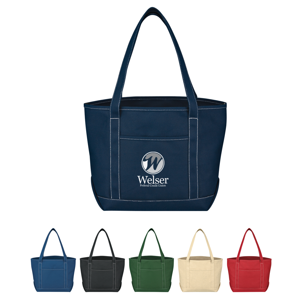 Picture of Medium Cotton Canvas Yacht Tote Bag