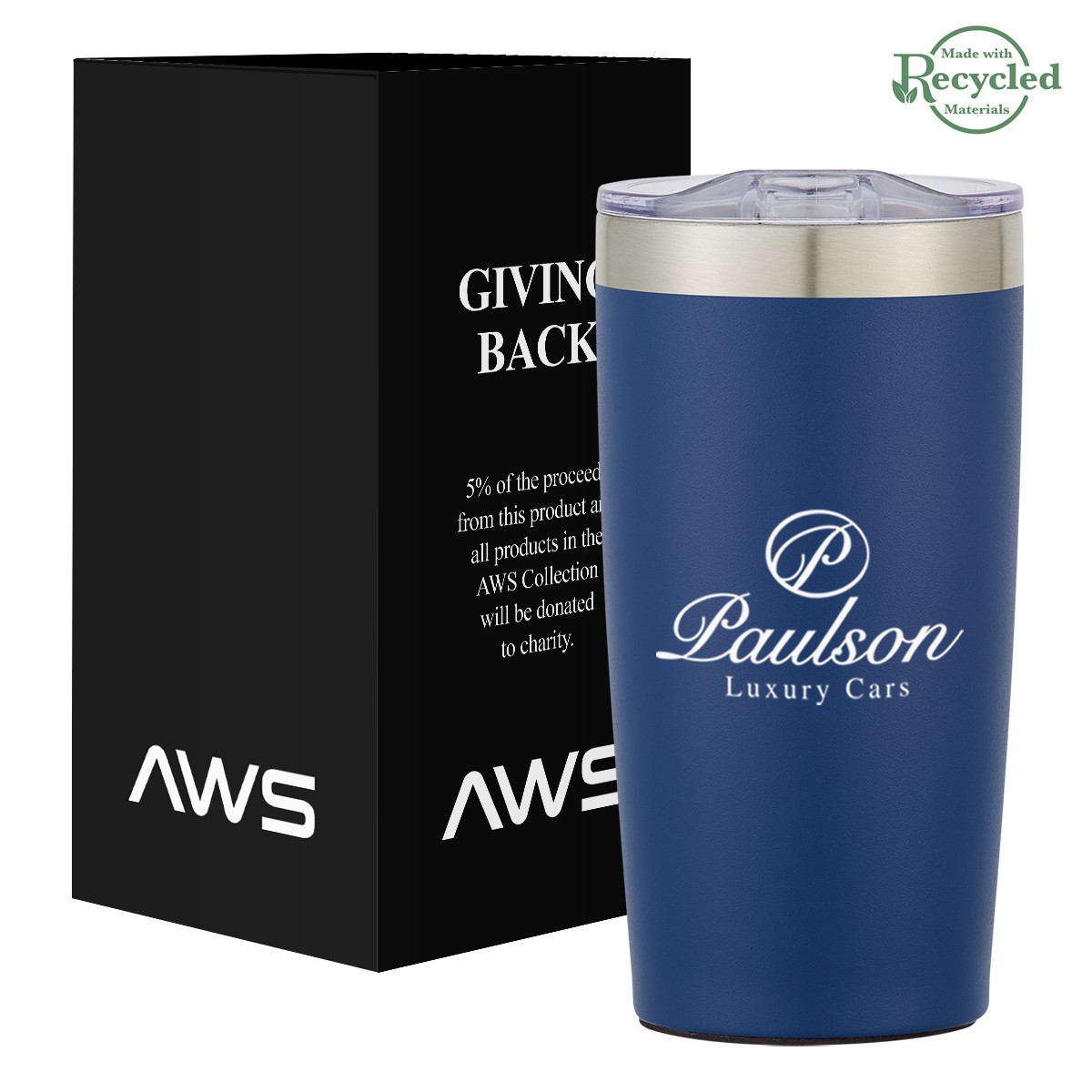 Picture of Aws 20 Oz. Full Color Two-tone Himalayan Tumbler