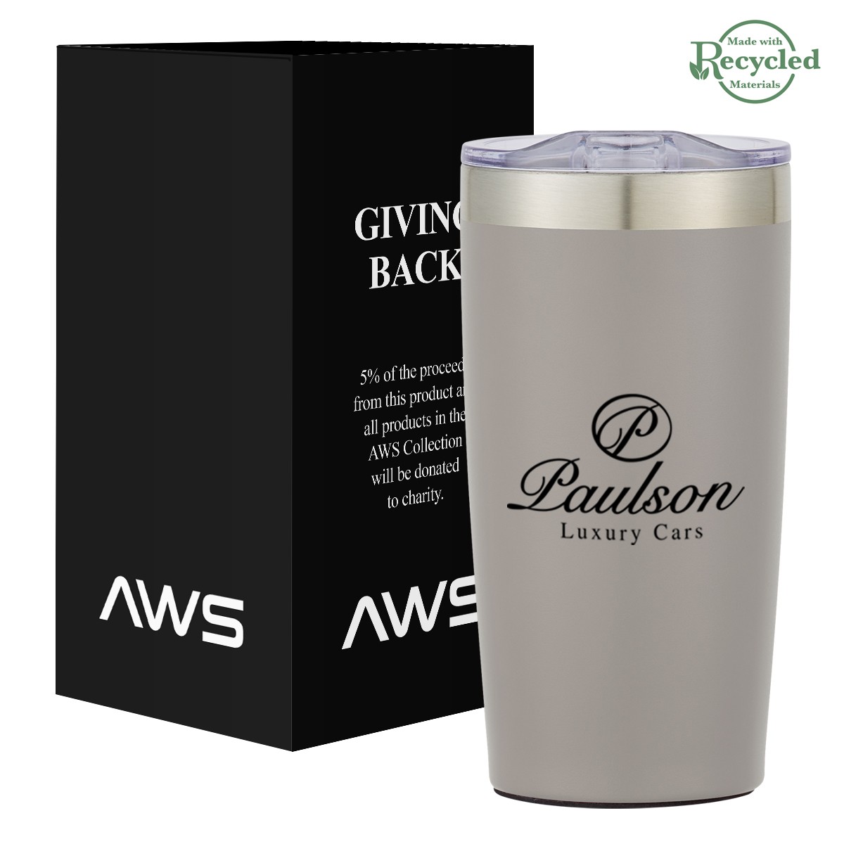Picture of Aws 20 Oz. Full Color Two-tone Himalayan Tumbler