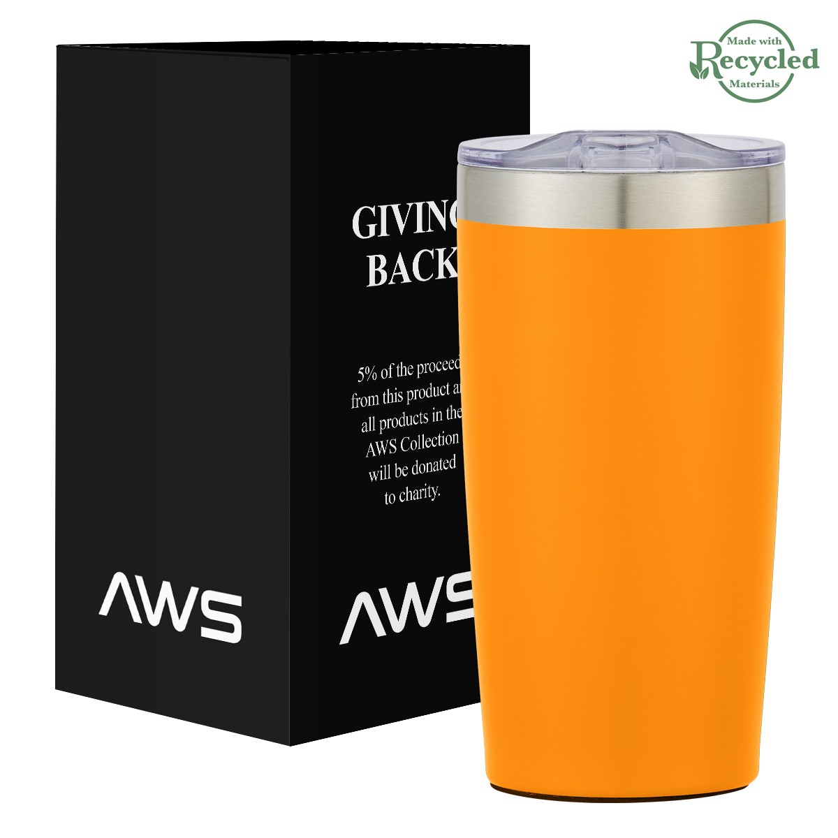 Picture of Aws 20 Oz. Full Color Two-tone Himalayan Tumbler