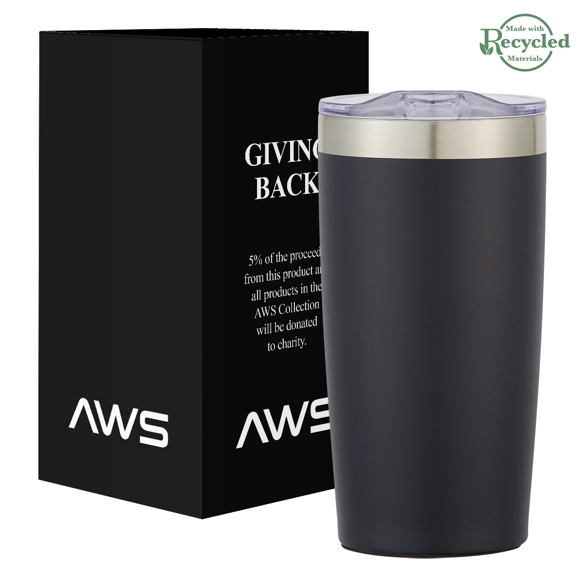 Picture of Aws 20 Oz. Full Color Two-tone Himalayan Tumbler