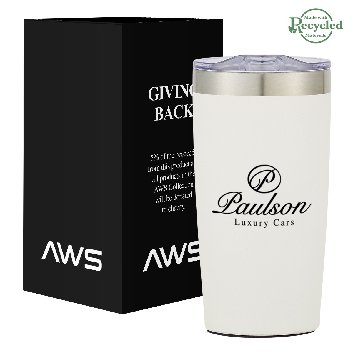 Picture of Aws 20 Oz. Full Color Two-tone Himalayan Tumbler