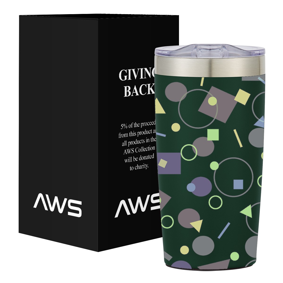 Picture of Aws 20 Oz. Full Color Two-tone Himalayan Tumbler