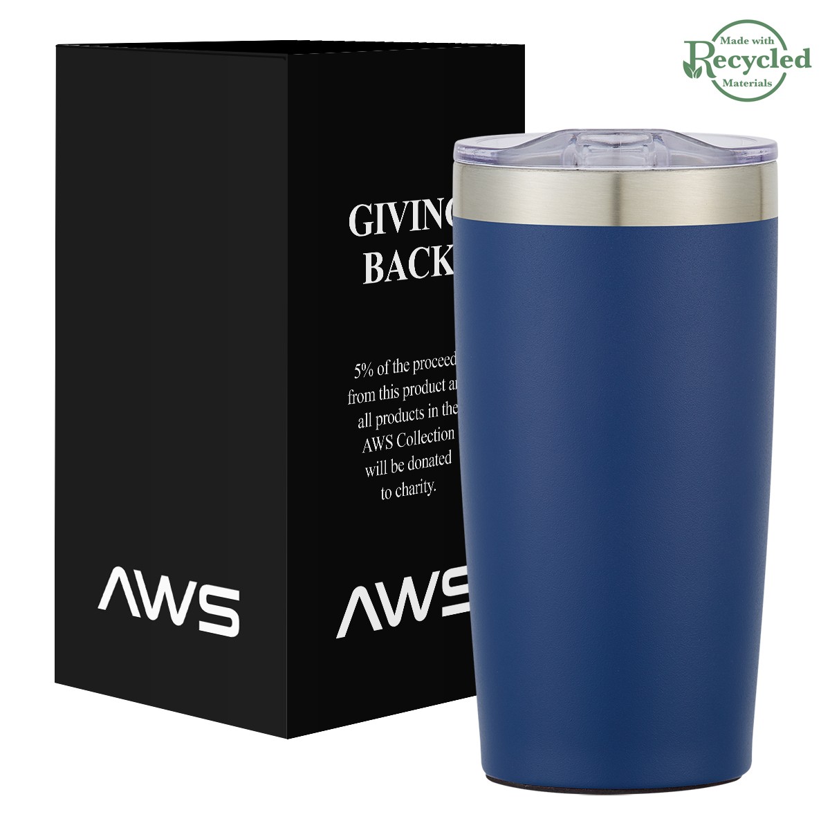 Picture of Aws 20 Oz. Full Color Two-tone Himalayan Tumbler