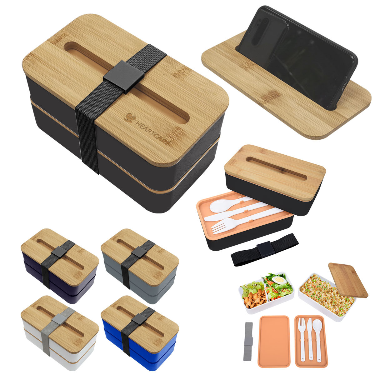 Picture of Stackable Bento Box With Phone Stand
