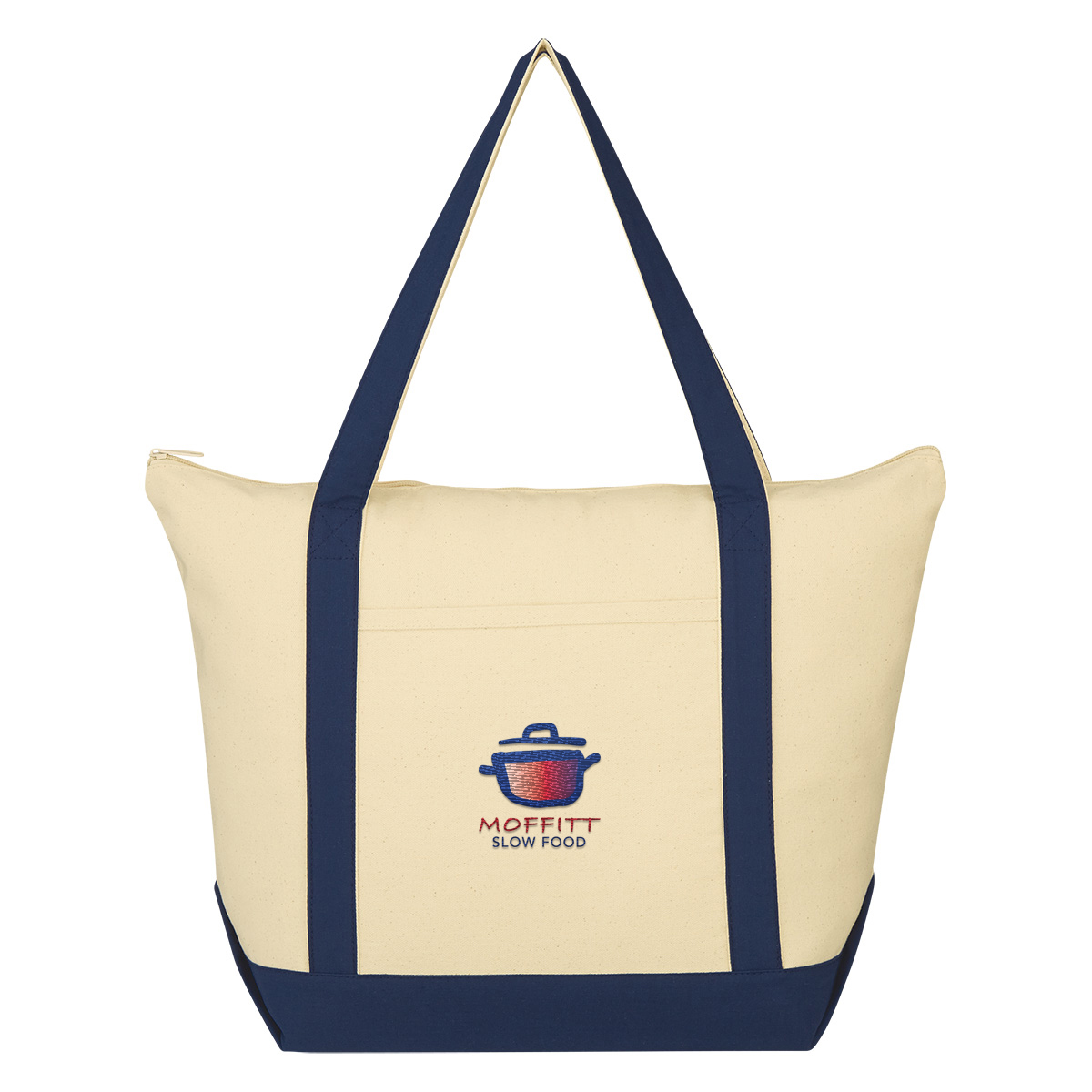 Picture of Folksy 12 Oz. Cotton Tote Bag