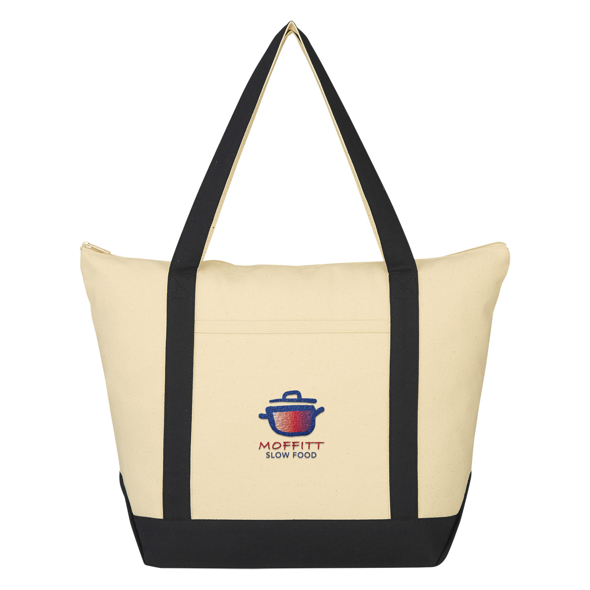 Picture of Folksy 12 Oz. Cotton Tote Bag