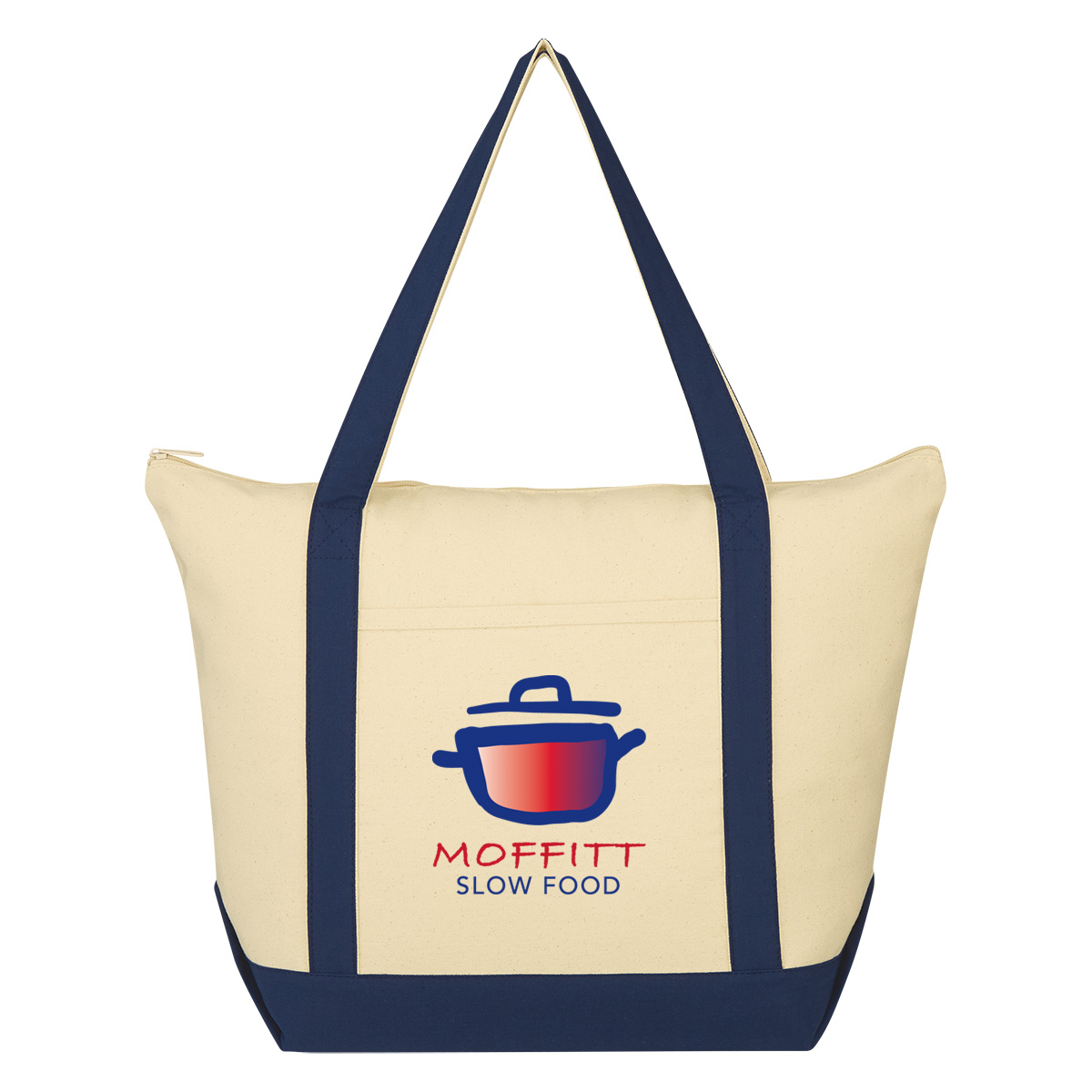 Picture of Folksy 12 Oz. Cotton Tote Bag