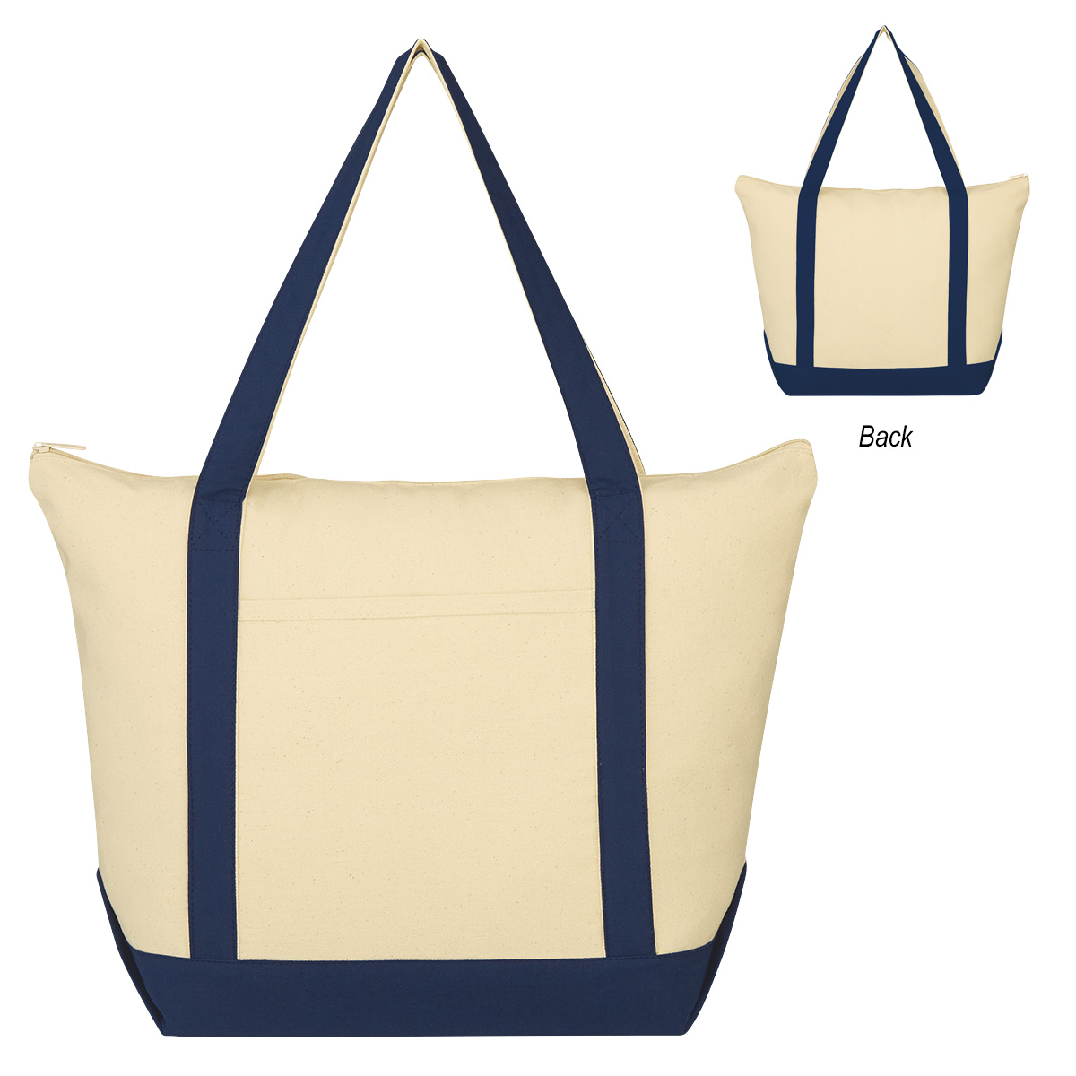 Picture of Folksy 12 Oz. Cotton Tote Bag