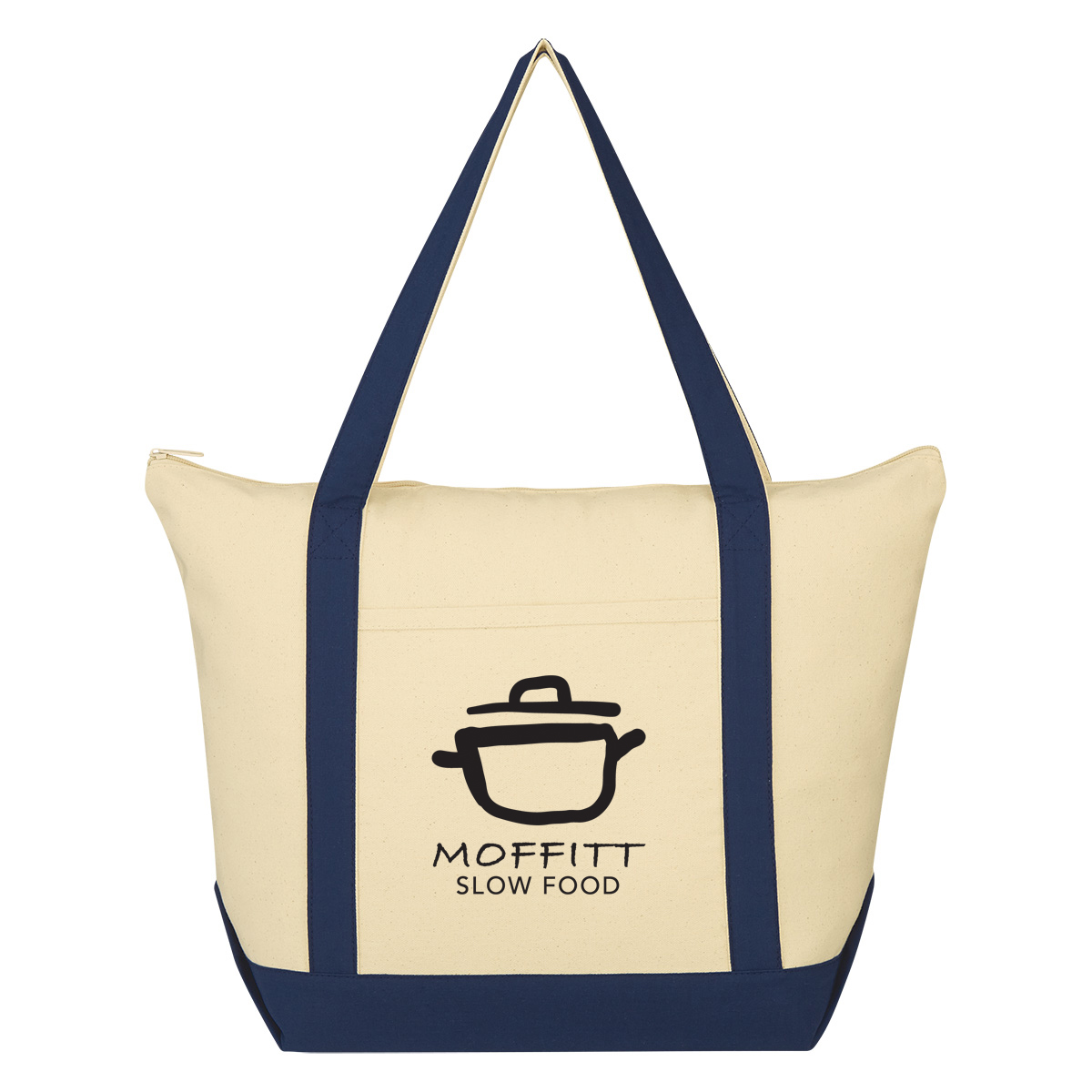 Picture of Folksy 12 Oz. Cotton Tote Bag