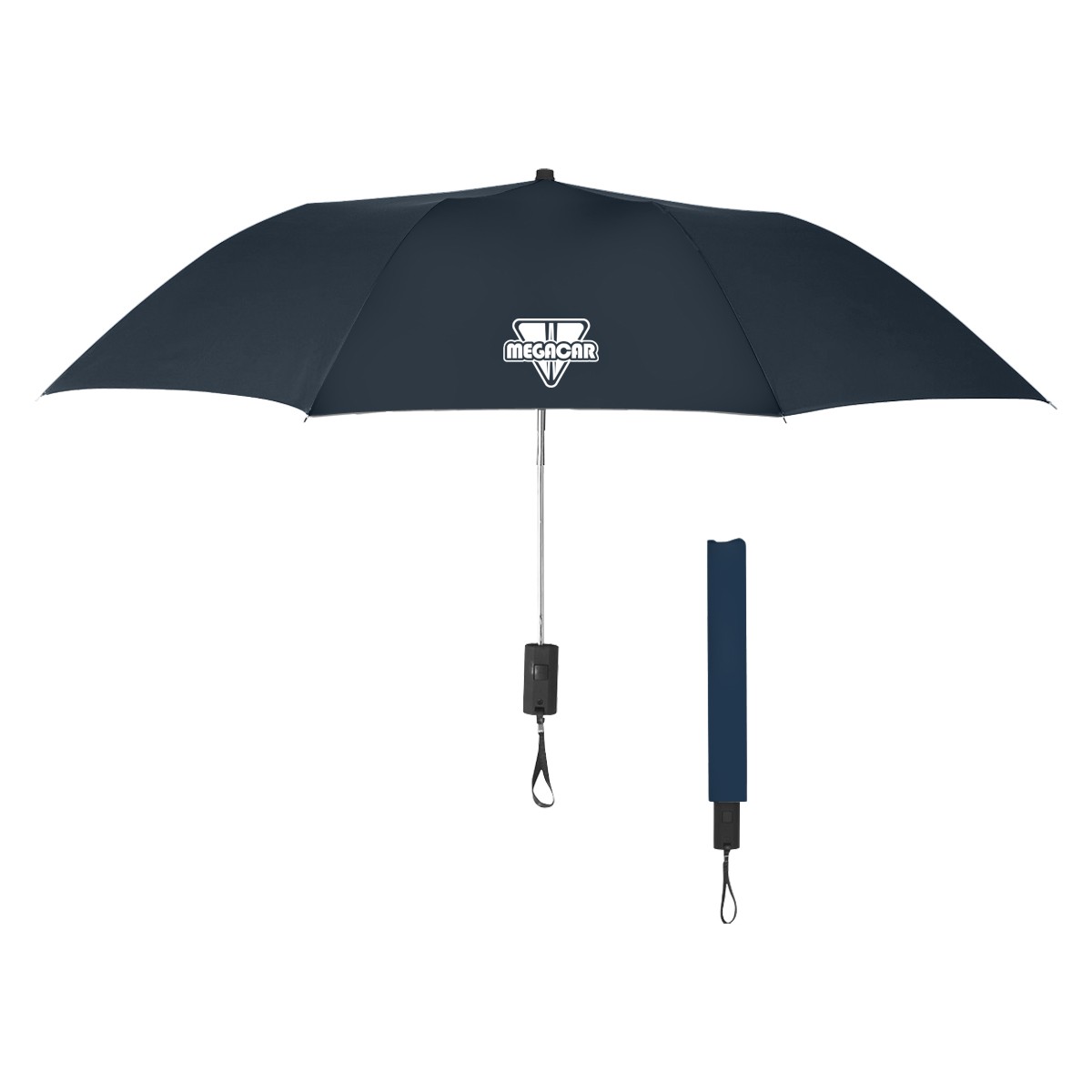 Picture of 44" Arc Automatic Open Telescopic Folding Umbrella