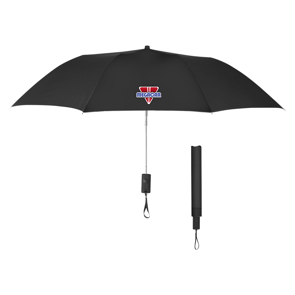 Picture of 44" Arc Automatic Open Telescopic Folding Umbrella