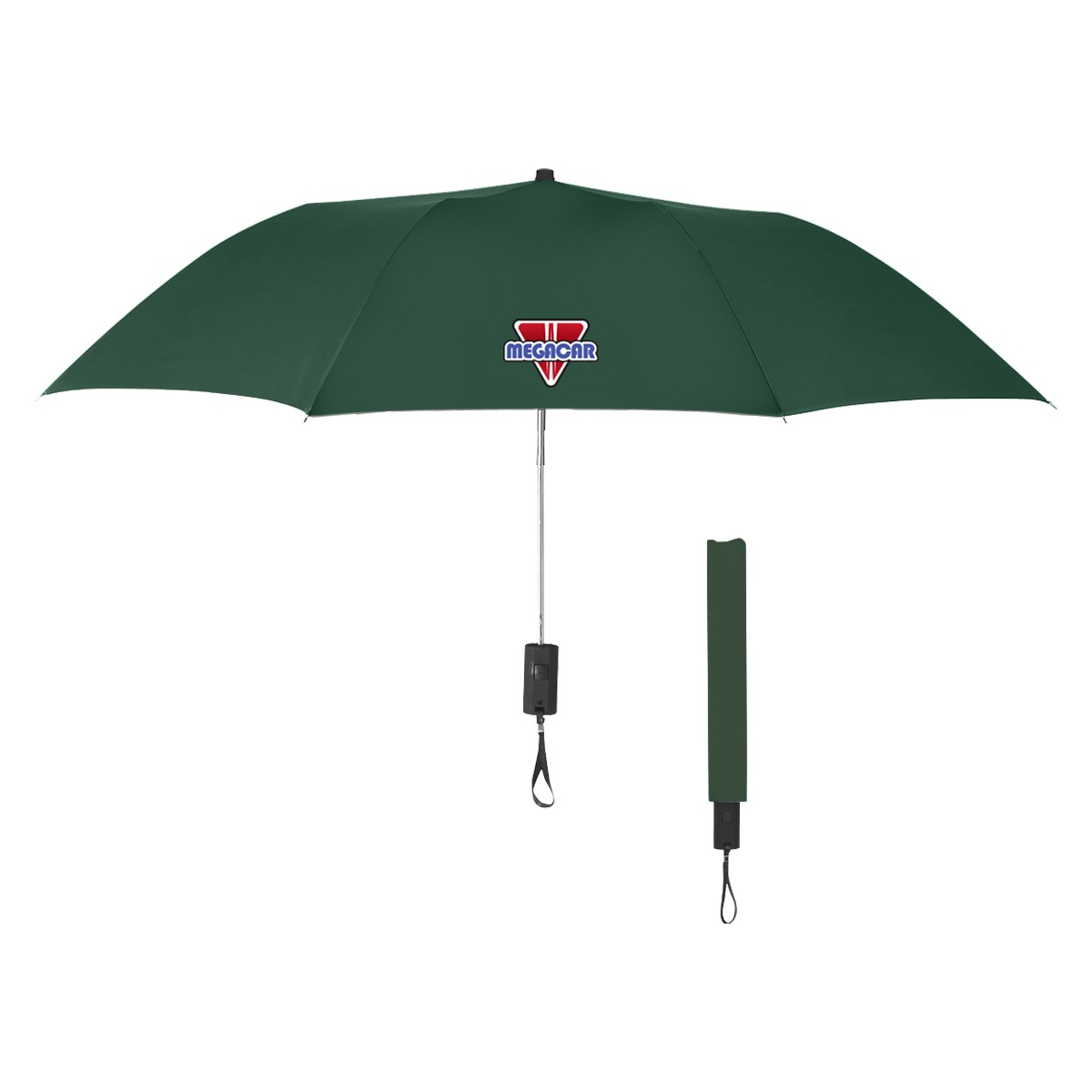 Picture of 44" Arc Automatic Open Telescopic Folding Umbrella