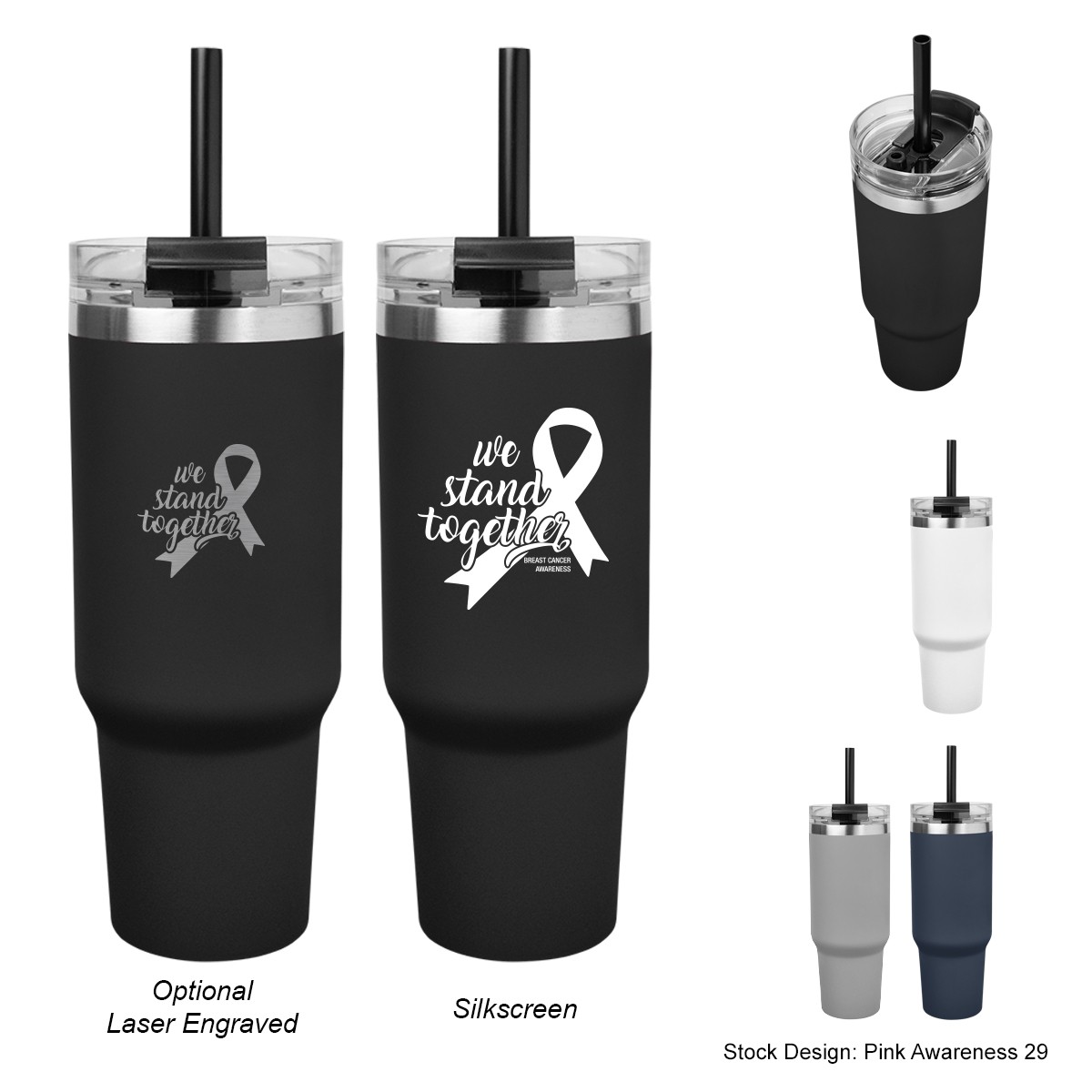 Picture of 40 Oz. Naomi Intrepid Stainless Steel Tumbler