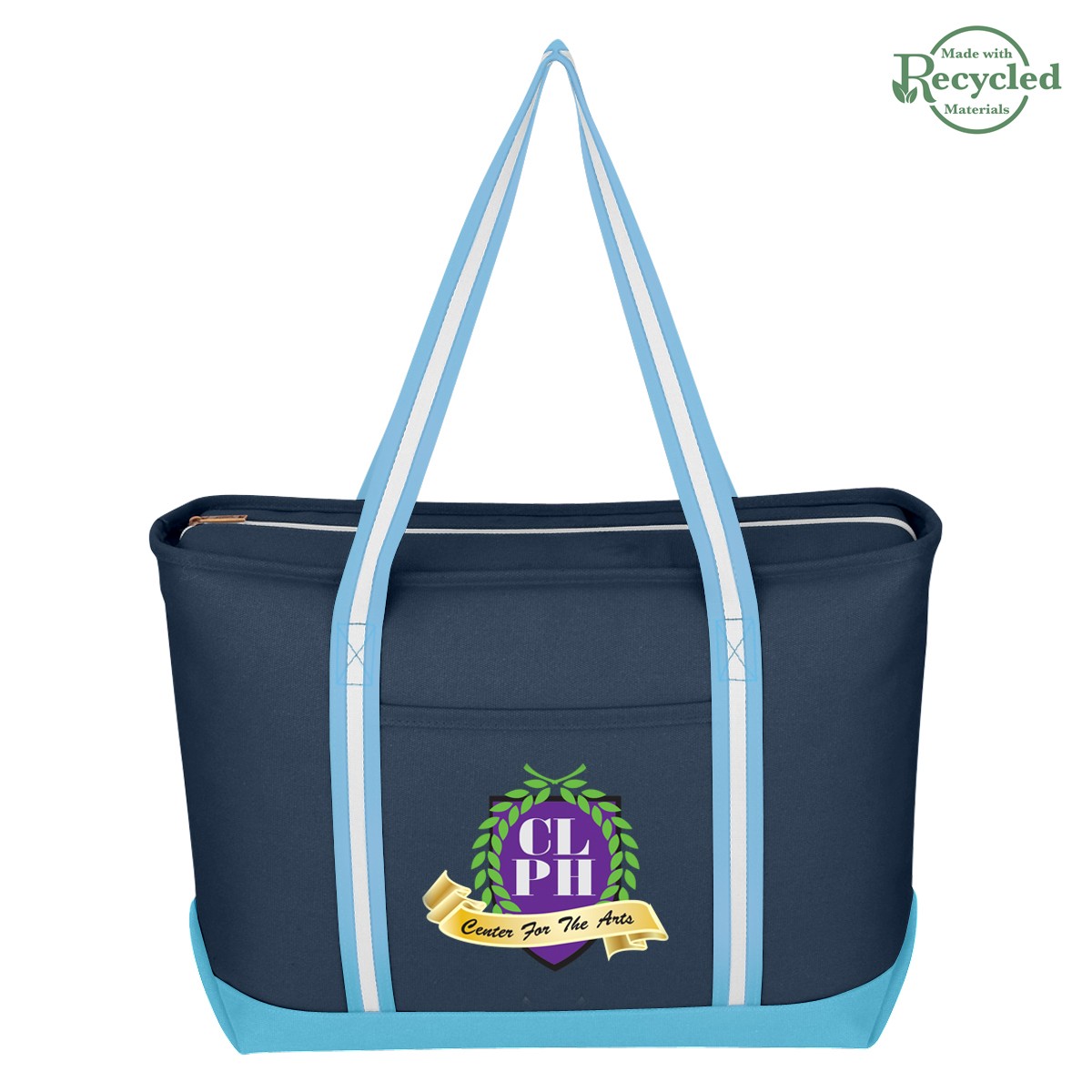 Picture of Large Cotton Canvas Admiral Tote Bag