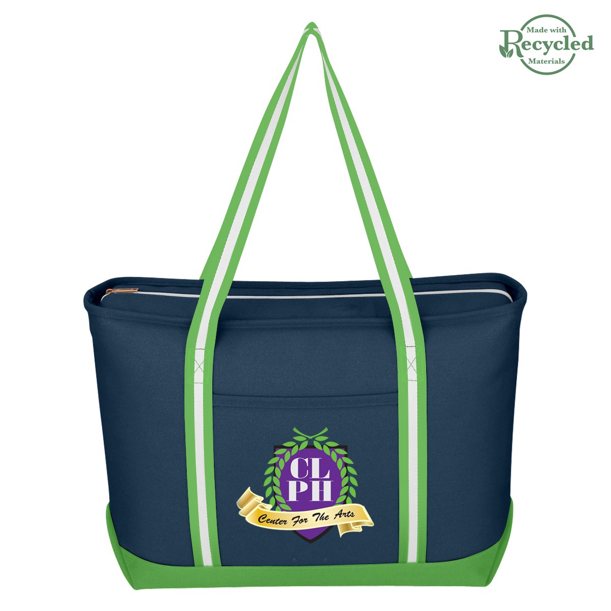 Picture of Large Cotton Canvas Admiral Tote Bag