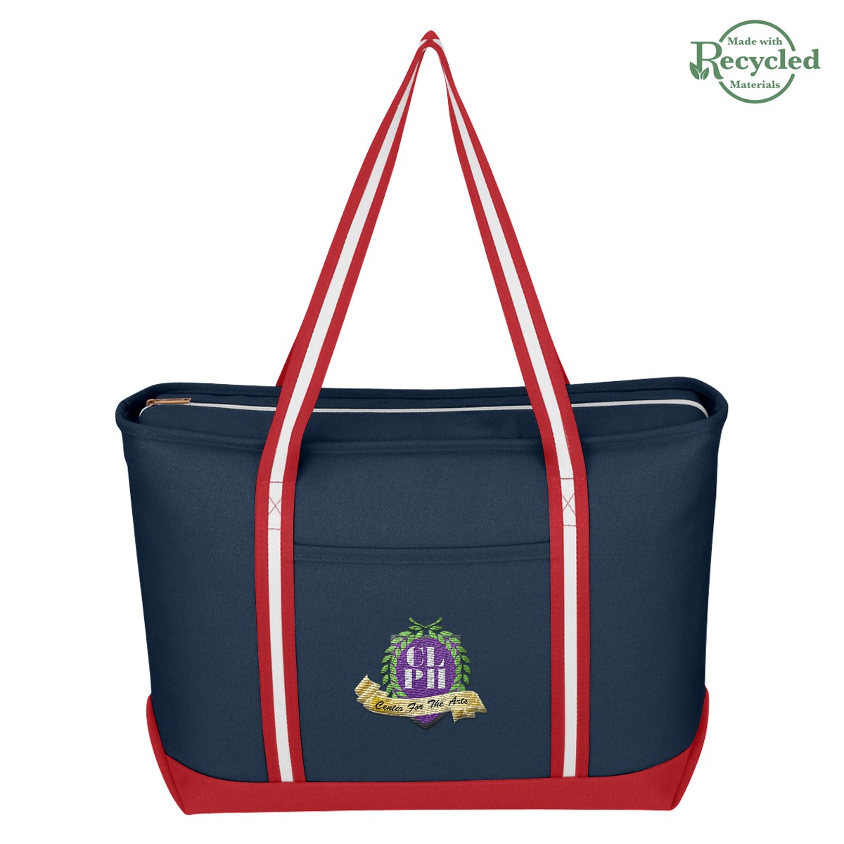 Picture of Large Cotton Canvas Admiral Tote Bag