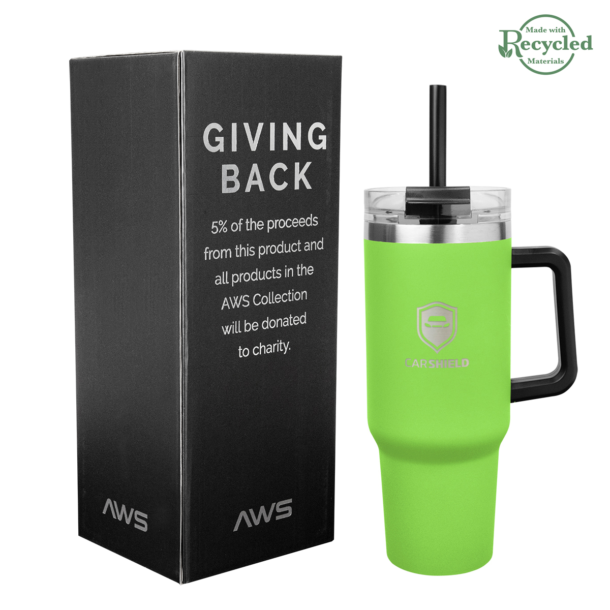 Picture of Aws 40 Oz. Intrepid Stainless Steel Tumbler
