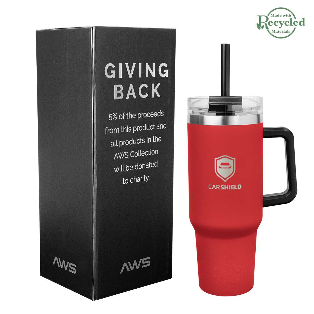 Picture of Aws 40 Oz. Intrepid Stainless Steel Tumbler