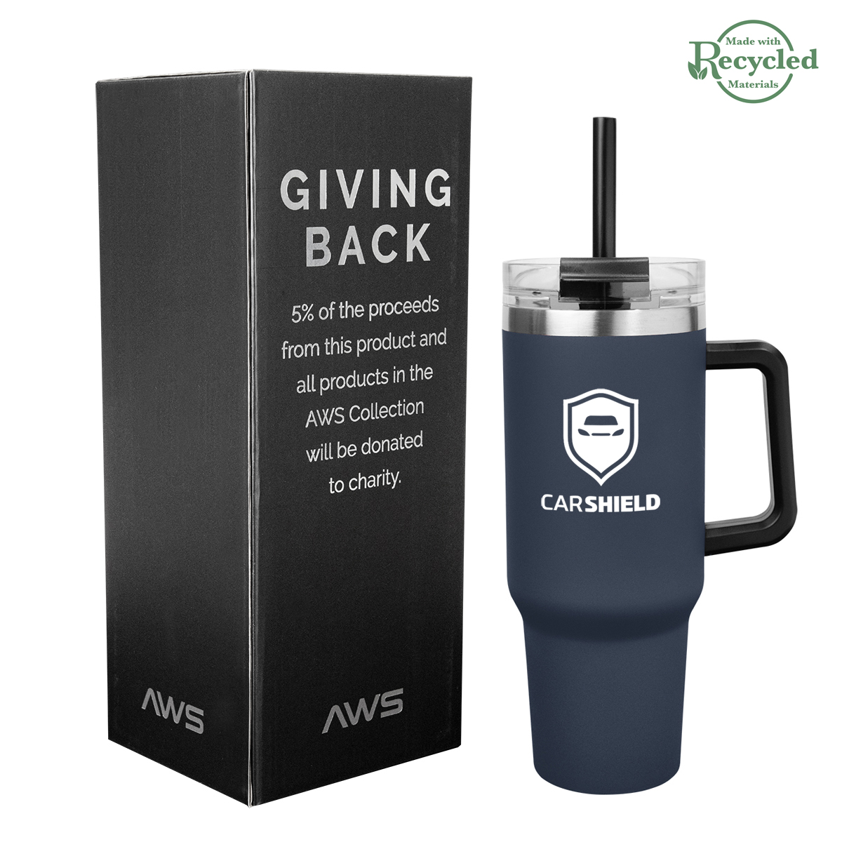 Picture of Aws 40 Oz. Intrepid Stainless Steel Tumbler