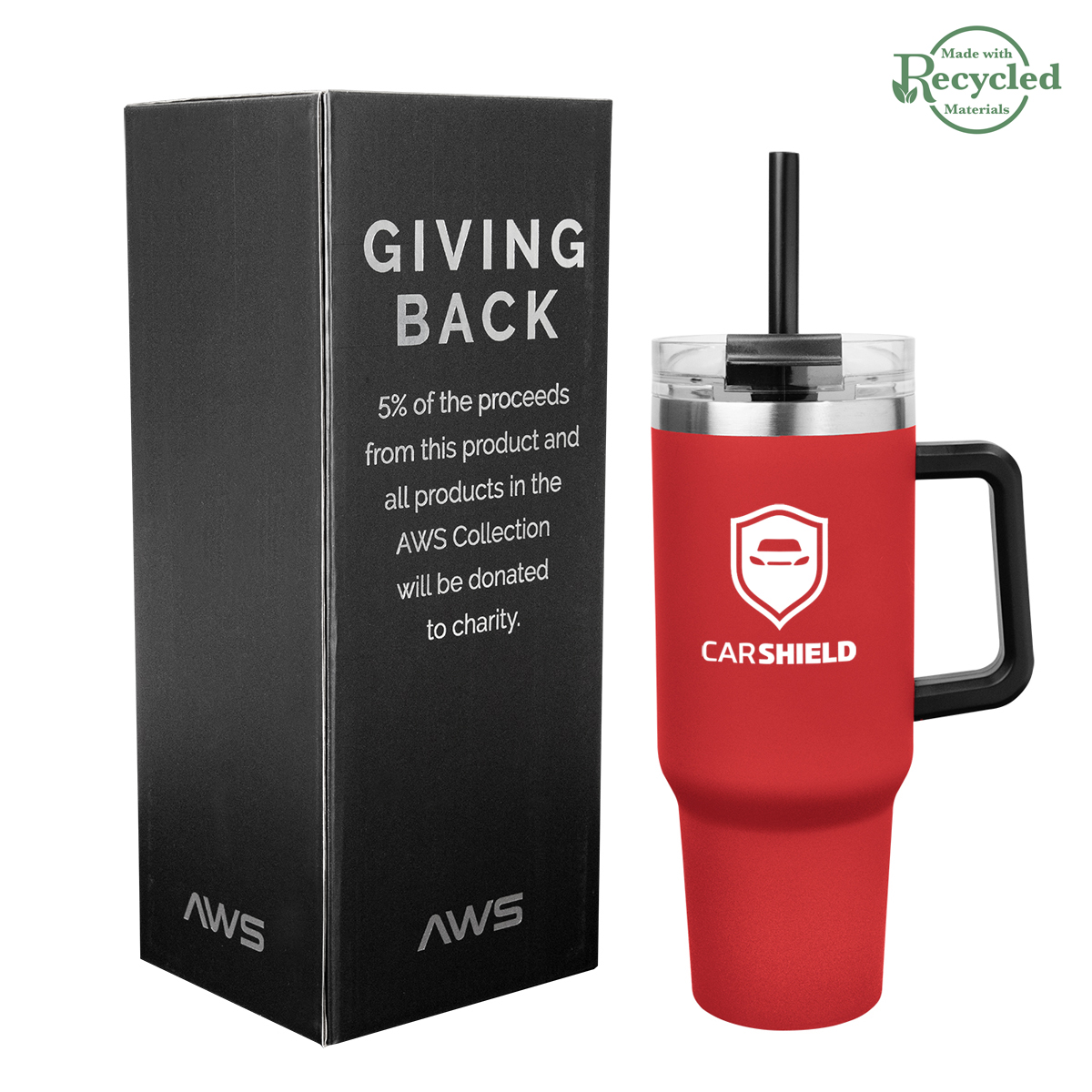 Picture of Aws 40 Oz. Intrepid Stainless Steel Tumbler