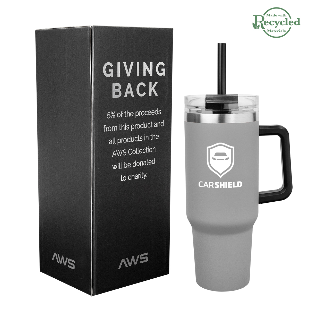 Picture of Aws 40 Oz. Intrepid Stainless Steel Tumbler