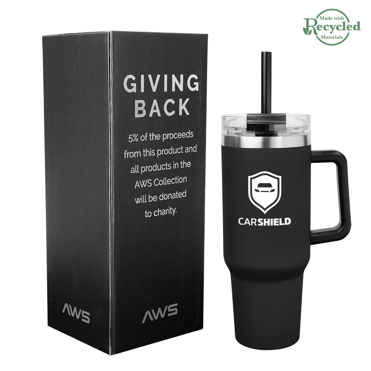 Picture of Aws 40 Oz. Intrepid Stainless Steel Tumbler