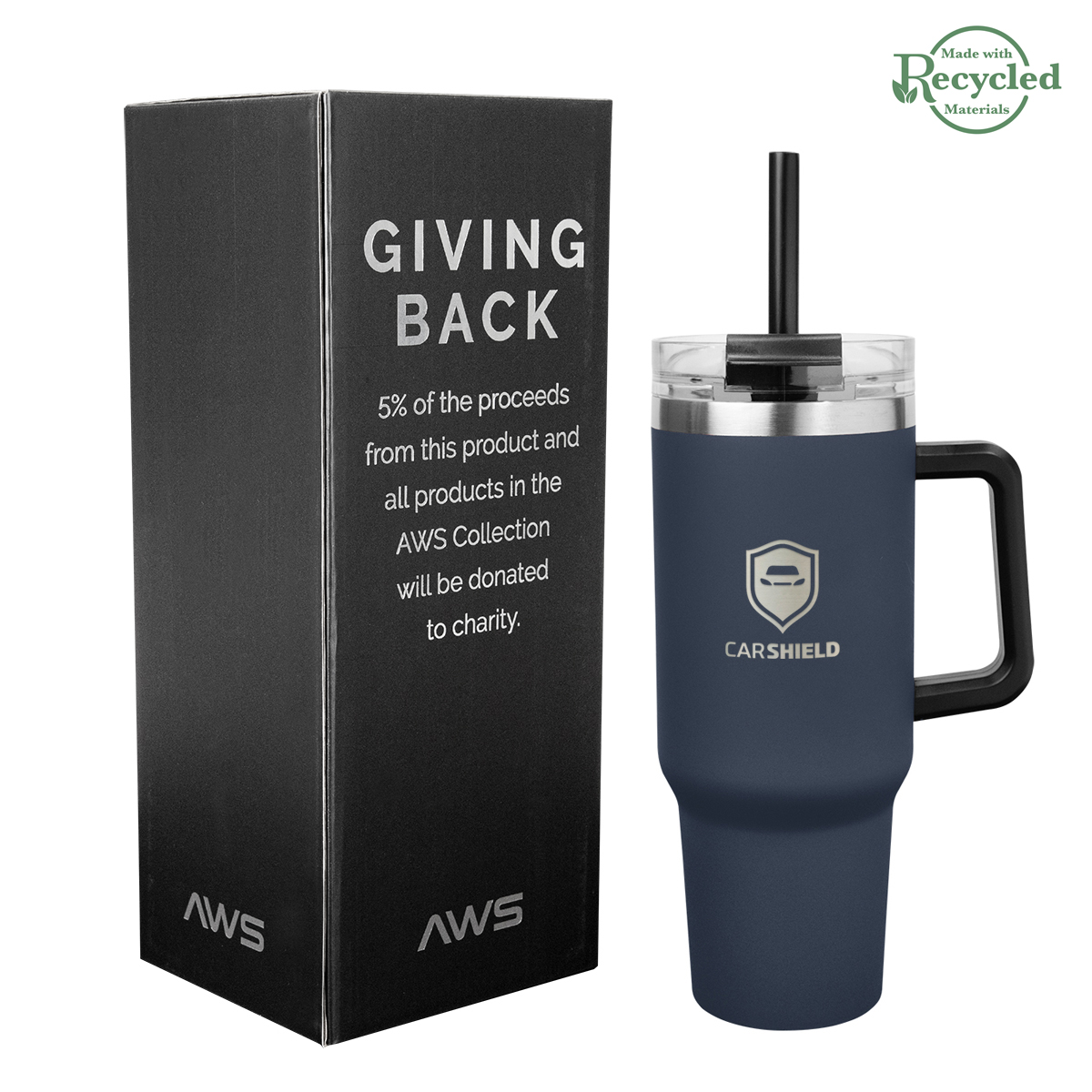 Picture of Aws 40 Oz. Intrepid Stainless Steel Tumbler