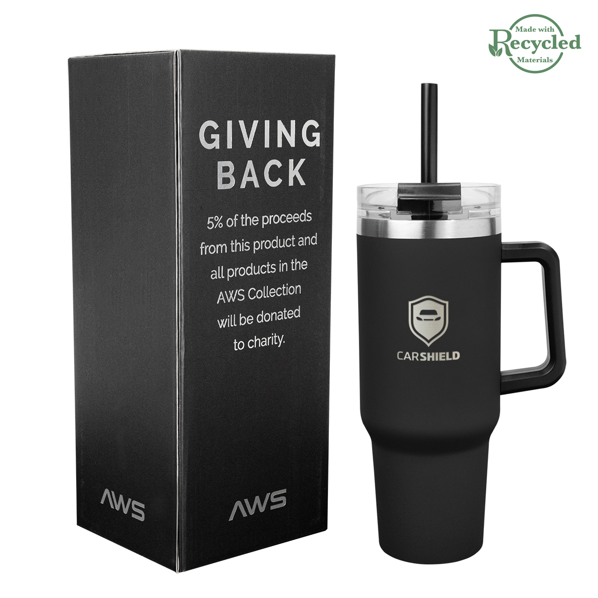 Picture of Aws 40 Oz. Intrepid Stainless Steel Tumbler