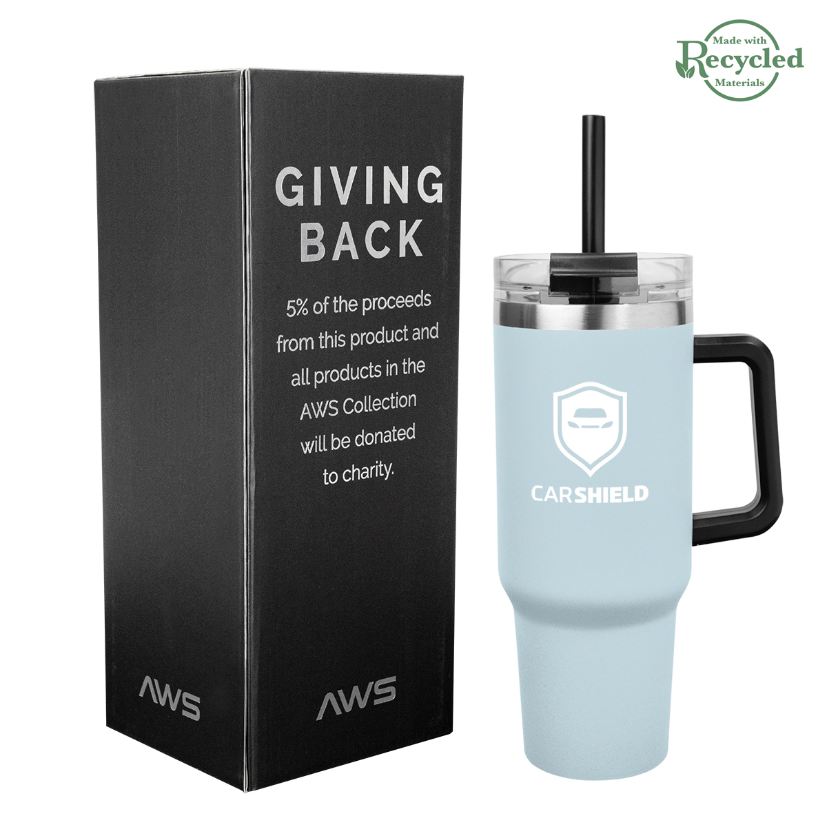 Picture of Aws 40 Oz. Intrepid Stainless Steel Tumbler