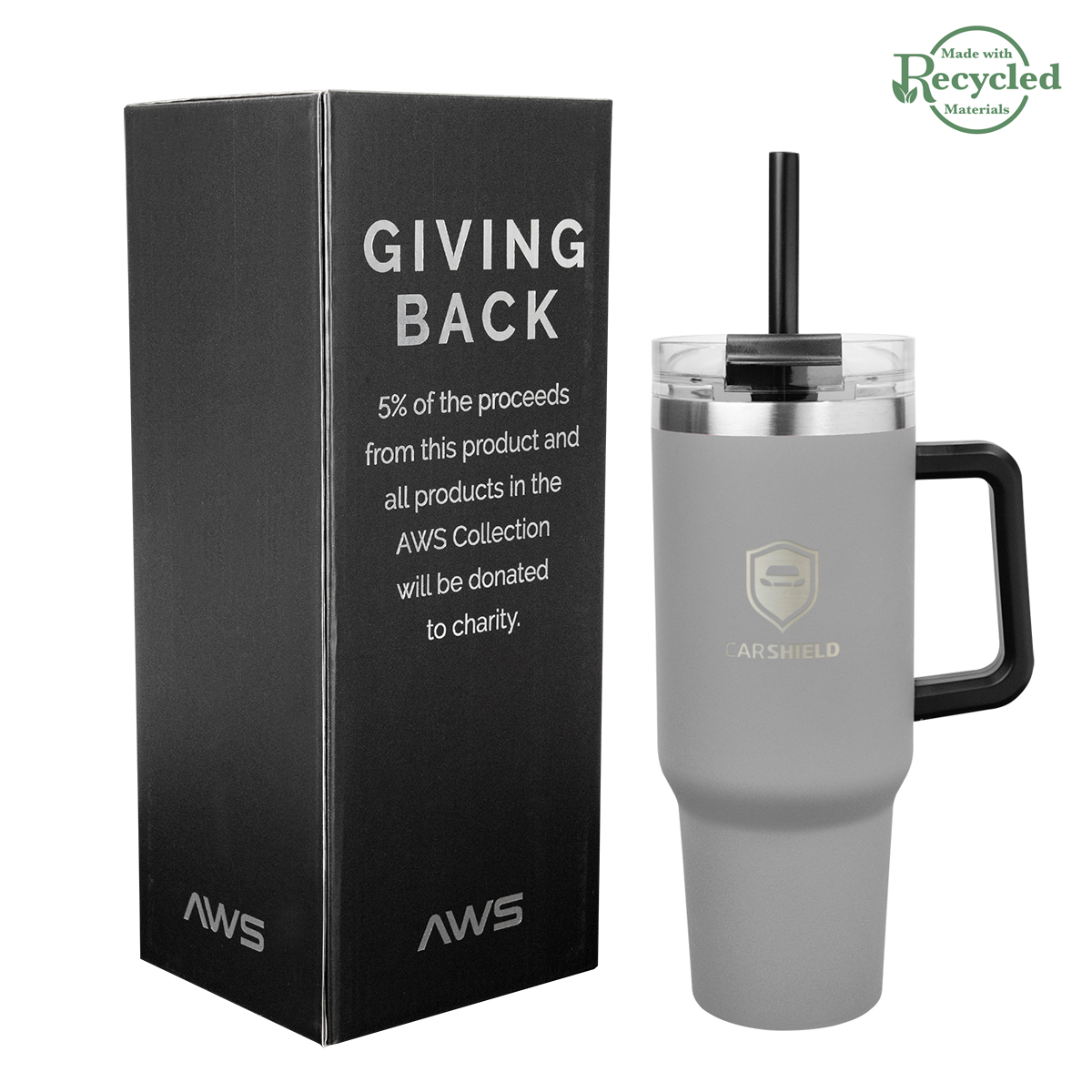 Picture of Aws 40 Oz. Intrepid Stainless Steel Tumbler