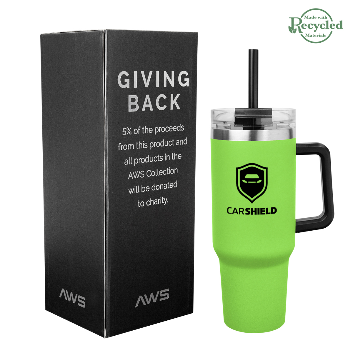 Picture of Aws 40 Oz. Intrepid Stainless Steel Tumbler
