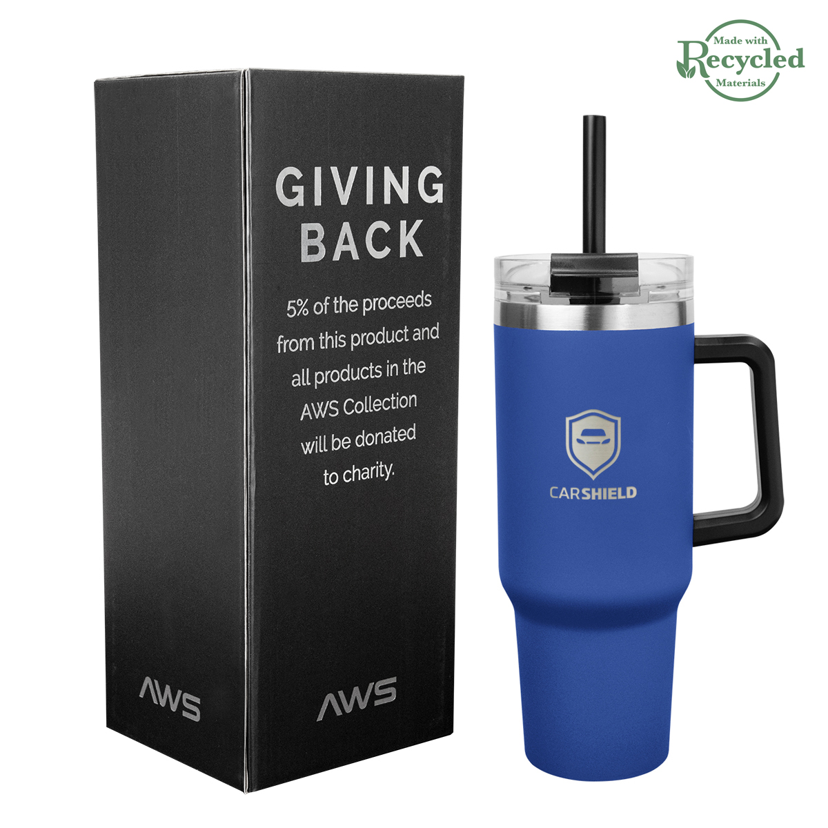 Picture of Aws 40 Oz. Intrepid Stainless Steel Tumbler